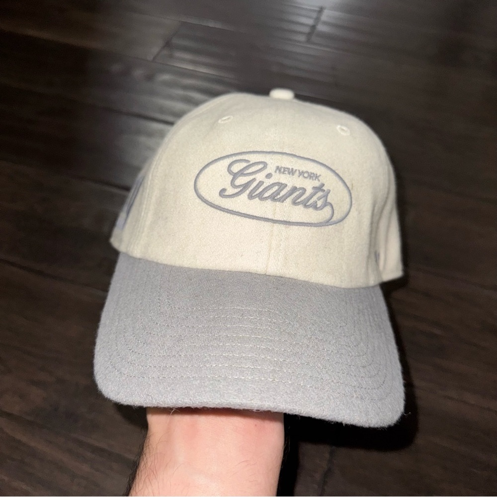 NWOT 47 Brand Cap in Cream and Gray
